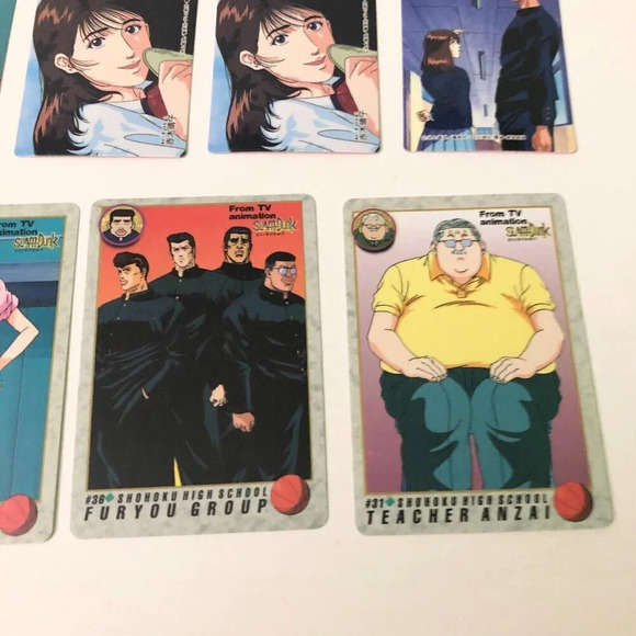 Vintage Slam Dunk Anime Trading Card Lot Furyou Group Ayako Hanamichi - Picture 2 of 10